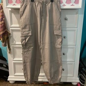 Aeropostale High Rise Cargo Joggers